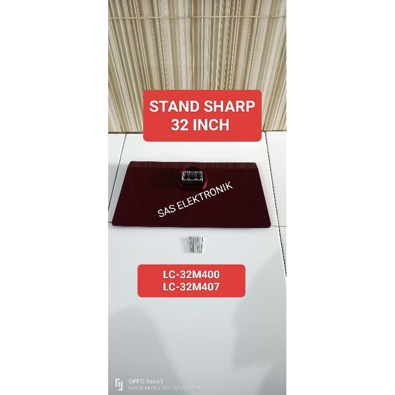 STAND BRACKET KAKI PEDESTAL DUDUKAN TV LED SHARP 32 INCH LC-32M400M-BK LC-32M400 M LC-32M4071 LC-32M