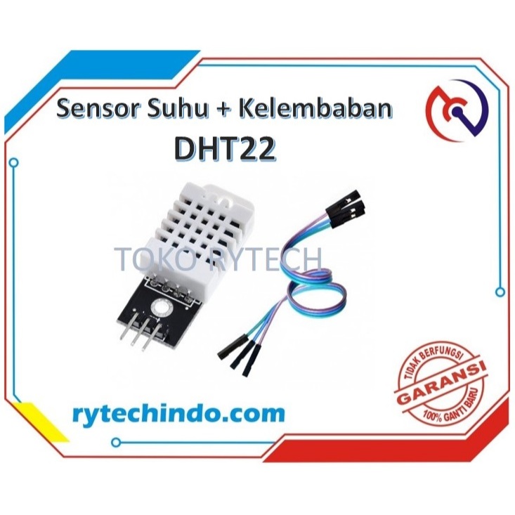 DHT22 DHT-22 Humidity Temperature Sensor Suhu dan Kelembaban AM2302