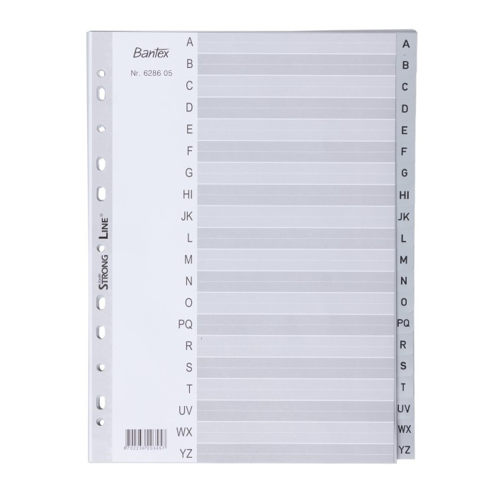 

PEMBATAS BINDER BANTEX INDEX 6203/6286 A4 A-Z