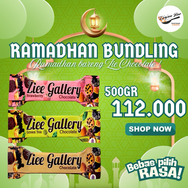 

RAMADHAN BUNDLING!! SNACK LEBARAN COKLAT BAR MINI COCOK UNTUK LEBARAN!! ZIE GALLERY! COKLAT RASA STROBERI DAN GREEN TEA!
