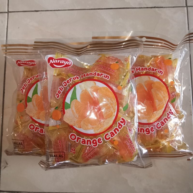 

NAYARA PERMEN JELLY ORANGE CANDY JERUK 500gr