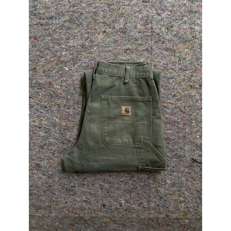 CARHARTT B111 MOSS GREEN CARPENTER PANTS ❌SOLD❌❌