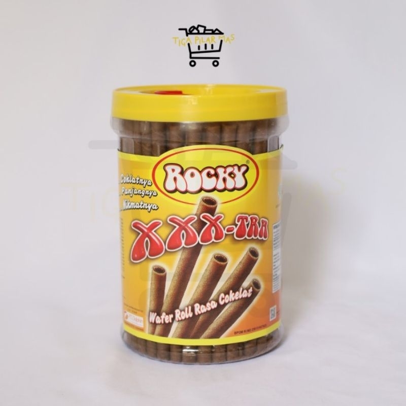 

Rocky Xxtra Wafer Roll Coklat 700 gr