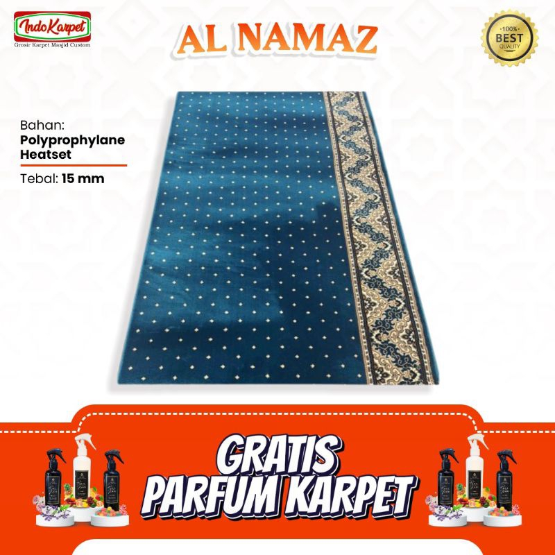 Sajadah Masjid Tebal 15mm Al Namaz Meteran Empuk / sajadah Mushola