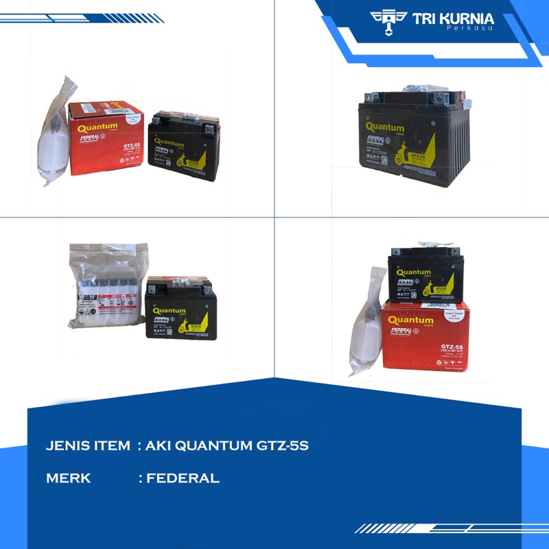 Aki Federal Parts Quantum Power GTZ 5S Original