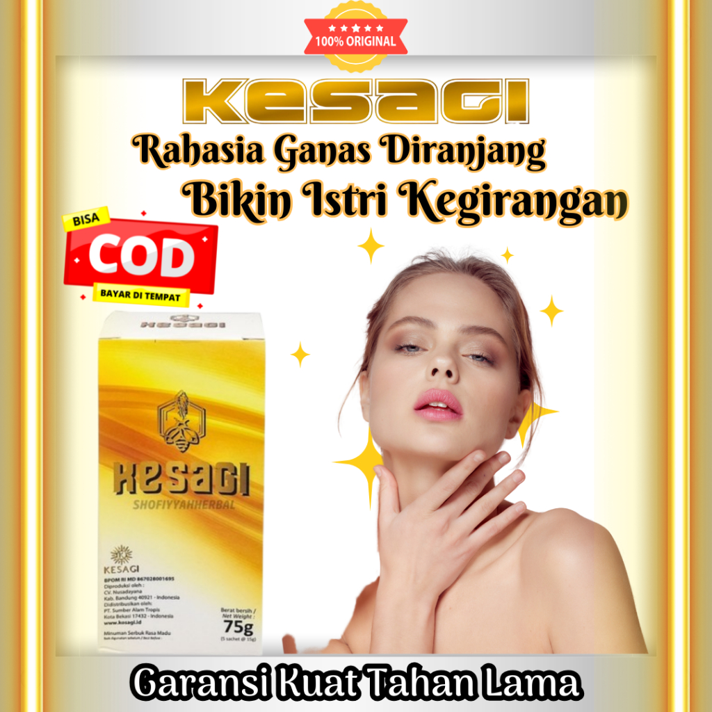 KESAGI Obat Kuat Pria Tahan Lama Original KOSAGI KASAGI KASEGI HESAGI Madu Kuat