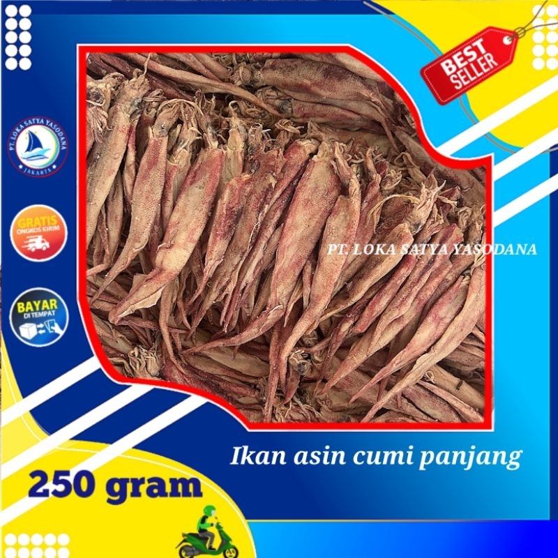 

ikan asin cumi panjang super 250gram