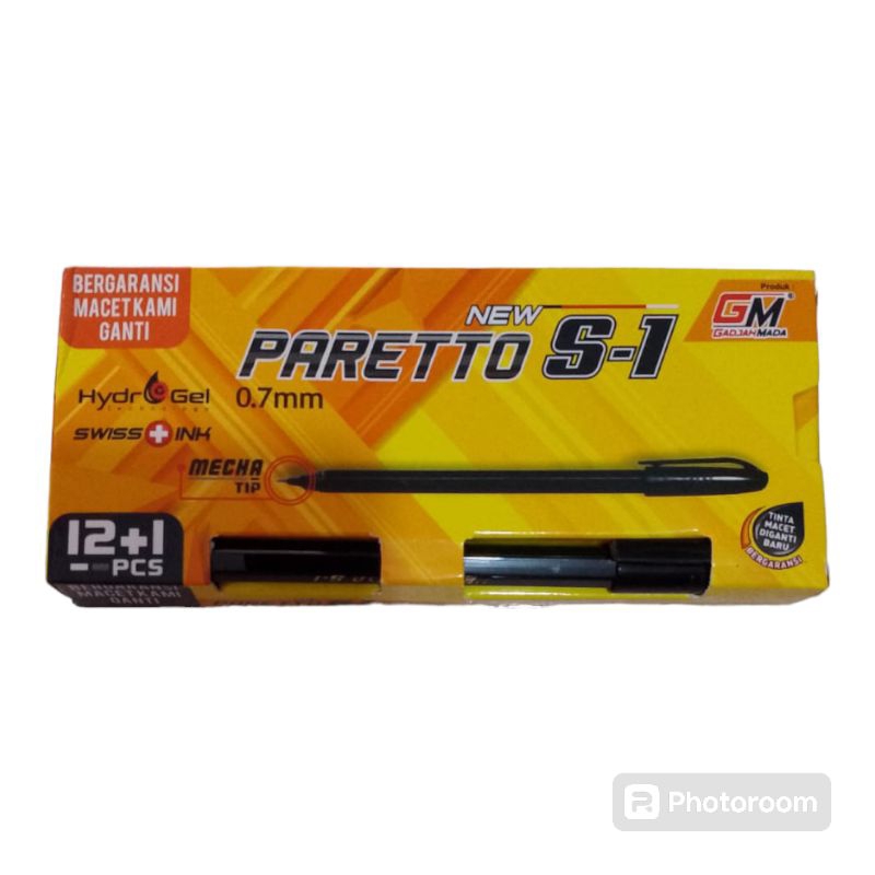 

Pen GM paretto S1 hidro jel 0.7mm isi 13pcs
