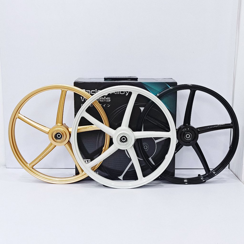 VELG RACING ENKEI 522 / SP522 RING 17 x 120/140 DEPAN ONLY & BELAKANG ONLY PNP Untuk = Mio / Mio Sou