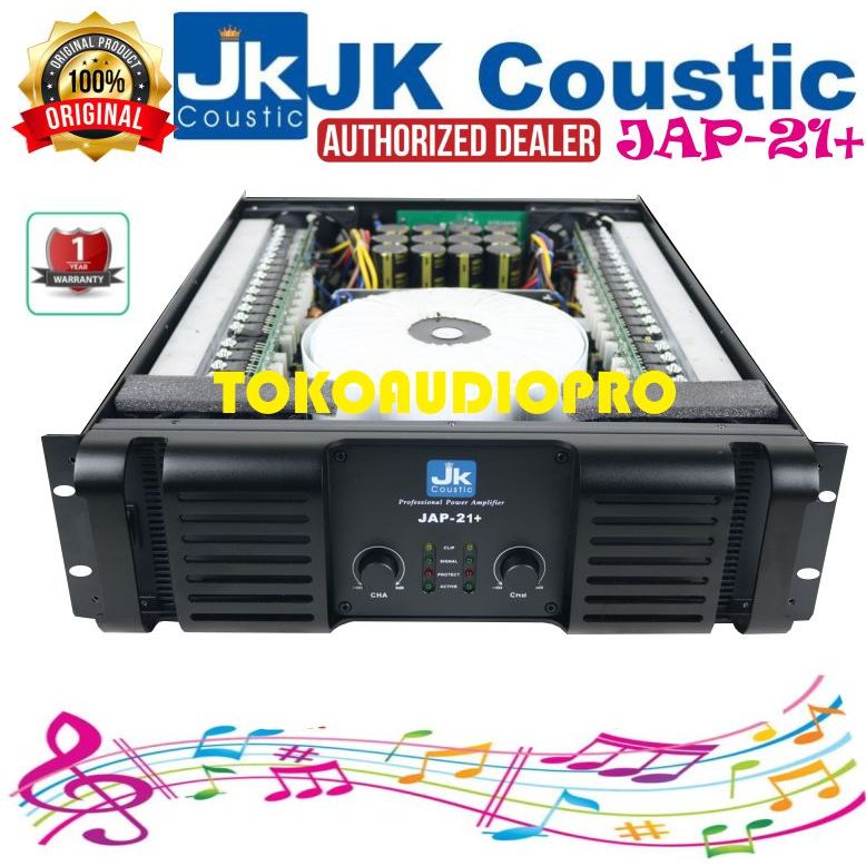 Power Jk Coustic JAP-21+ JK Coustic Power Amplifier JAP-21