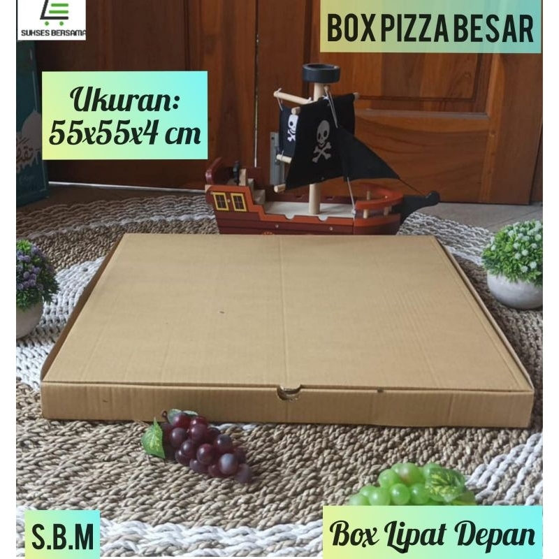 Box 55x55x4cm/Kardus Pizza Besar /Packaging/Hampers/Polos