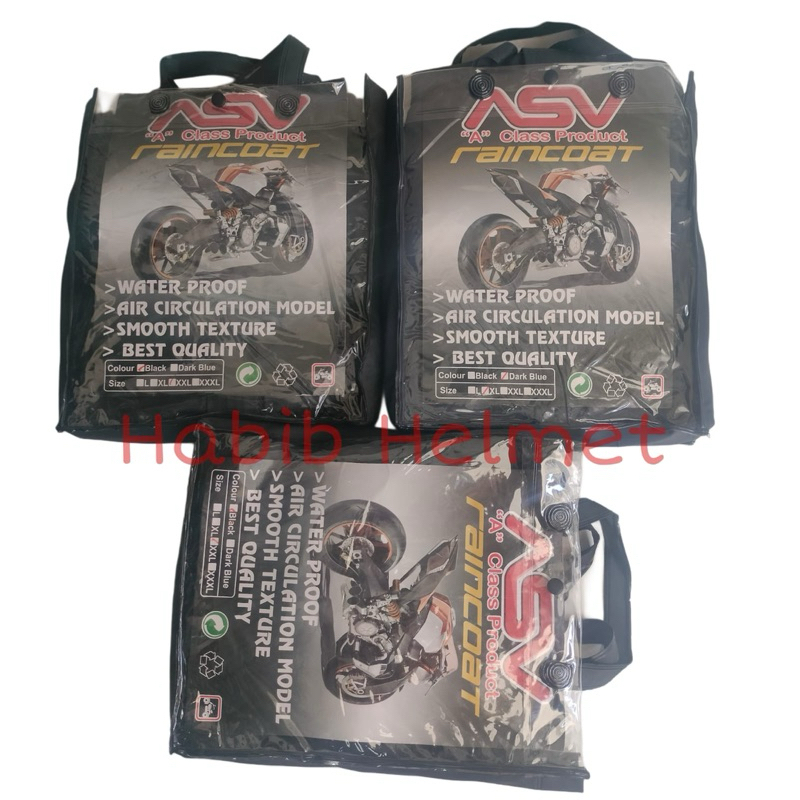 RAR JAS HUJAN ASV MANTEL RAINCOAT ASV ORIGINAL CLASS A ASV