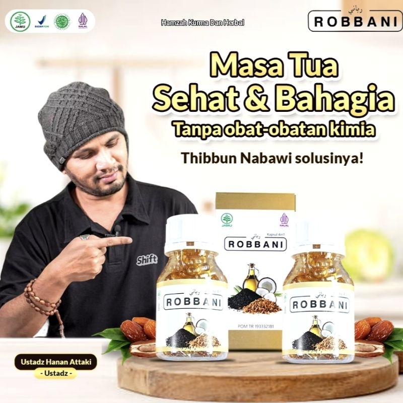 Kapsul Robbani 4 in 1 | Kapsul Habbatussauda Robbani