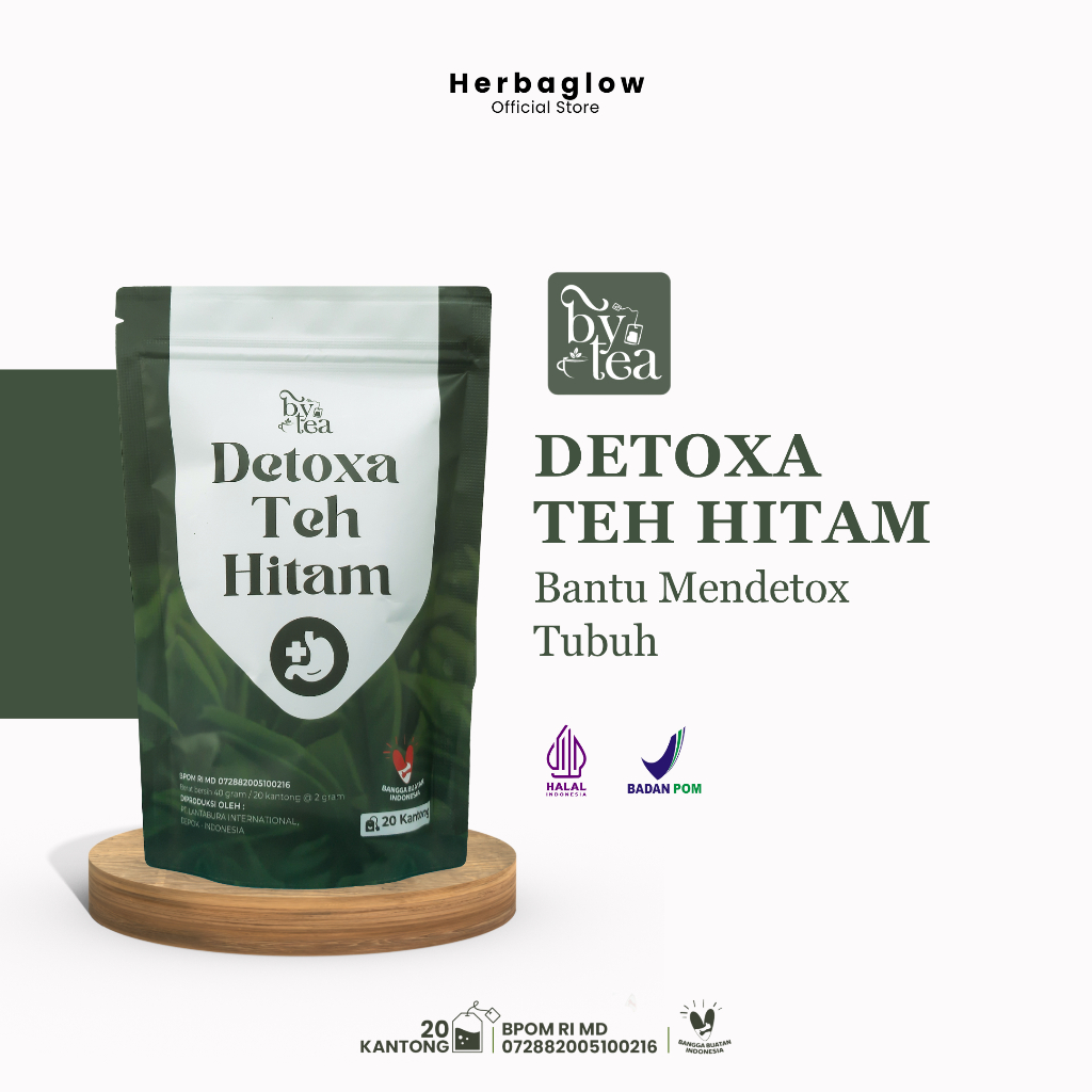 

Teh Detox Detoxa Teh Hitam ByTea - Bantu Buang Racun Dalam Tubuh Pelancar Sistem Pencernaan