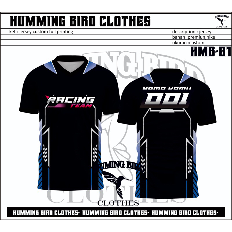 JERSEY RACING CUSTOM FREE DESIGN