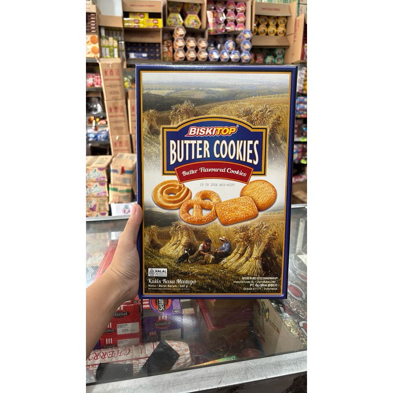 

BISKITOP BUTTER COOKIES BOX - 320gr