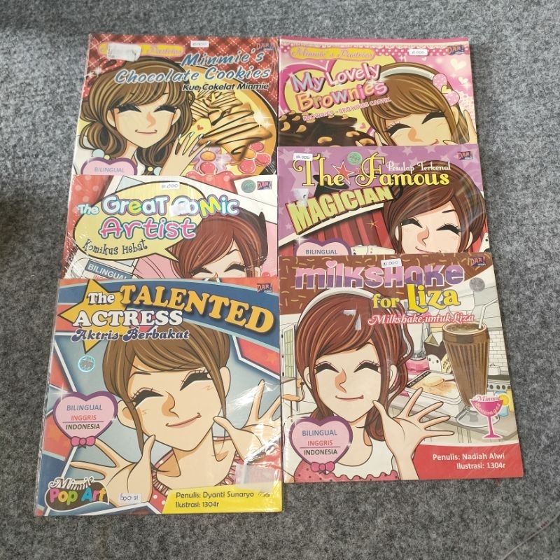 SALE BUKU CERITA BILINGUAL - DARI MIZAN - SERI MINMIE - BUKU CERITA INDONESIA INGGRIS