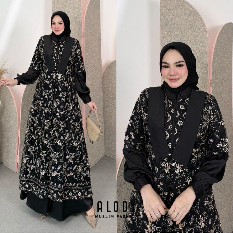 shinbie by Alody Aleya dress - Gamia alody aleya - Aleya dress alody - Gamis aleya