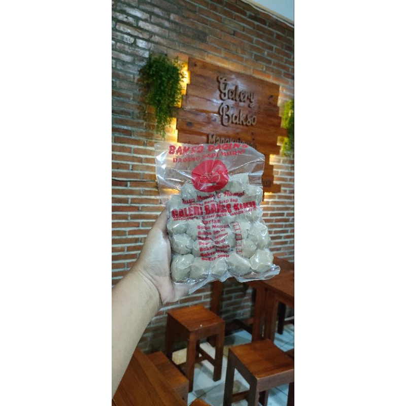 

BAKSO DAGING SAPI ASLI 250gr FREE BUMBU KUAH BAKSO