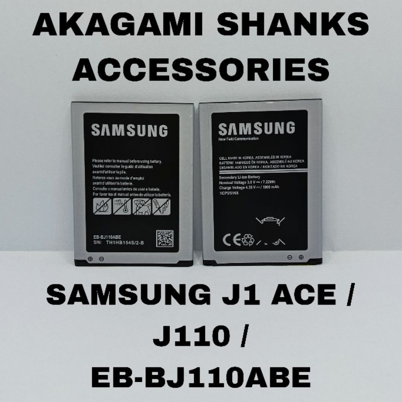 BATERAI/BATRAI/BATRE/BATTERY/ SAMSUNG J1 ACE / J110 / EB-BJ110ABE