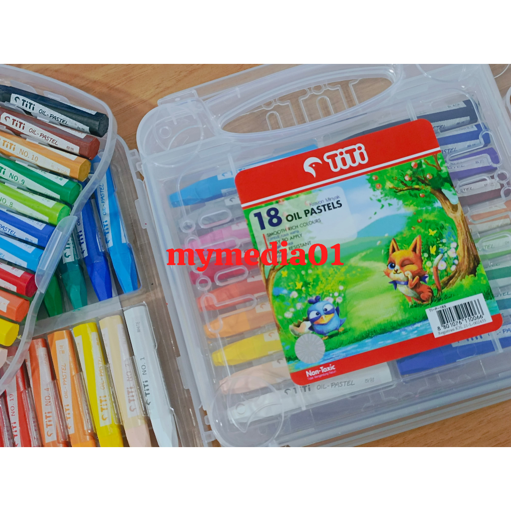 

CRAYON TITI OIL PASTEL 18 WARNA TERMURAH