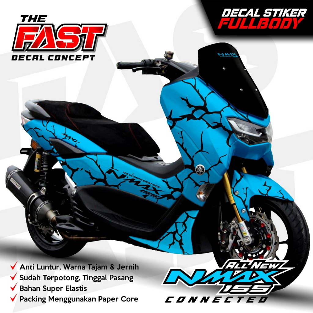 (ANTILUNTUR) Decal Stiker Nmax New Stiker Yamaha Nmax 155 New Fullbody Decal stiker nmax new stiker 