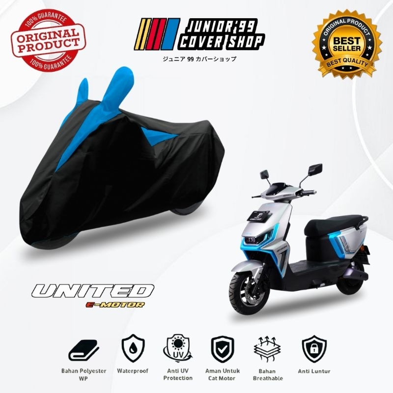 Body Cover Motor Listrik UNITED MT1500, MX1200, S2000 Waterproof Anti Air