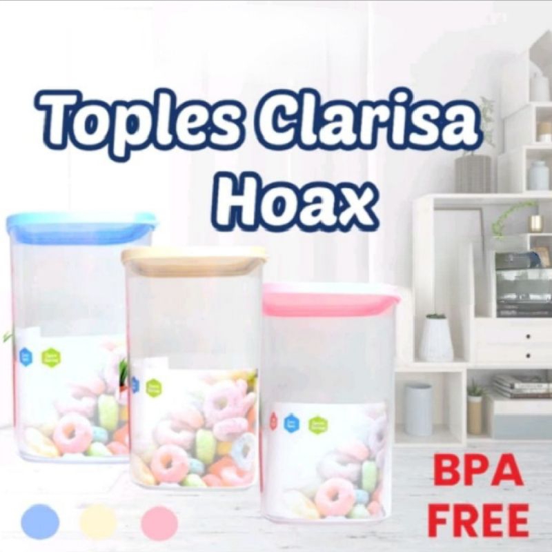 Toples Kue Kerupuk Lebaran/Toples Serbaguna Toples Clarissa 2,4 lt