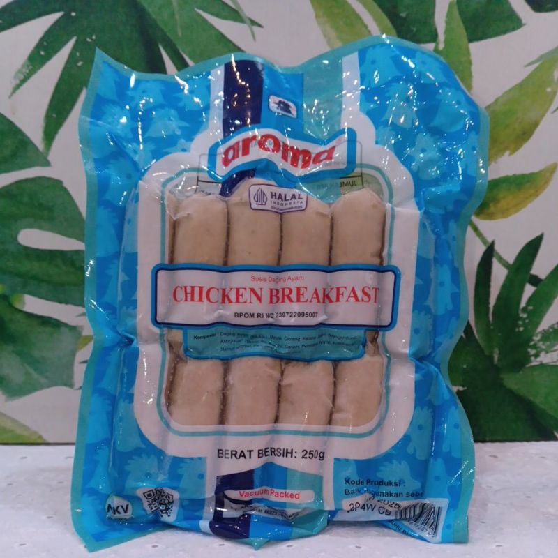 

Aroma Chicken Breakfast/ Sosis Daging Ayam 250gr HALAL