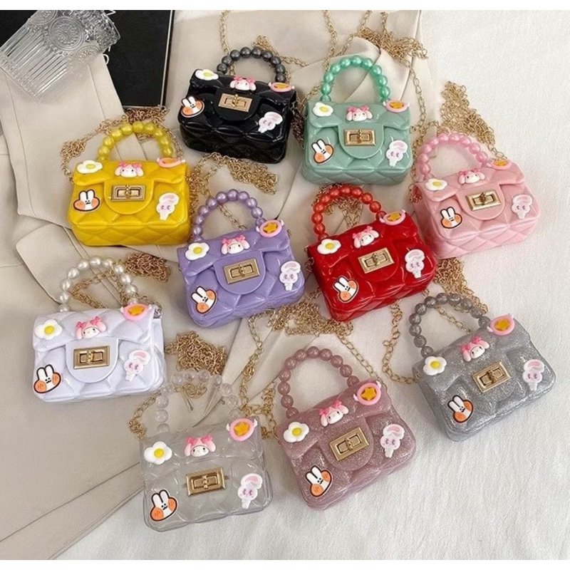 JS Tas Jelly Glossy Mini/Jelly Bag Anak Cewek