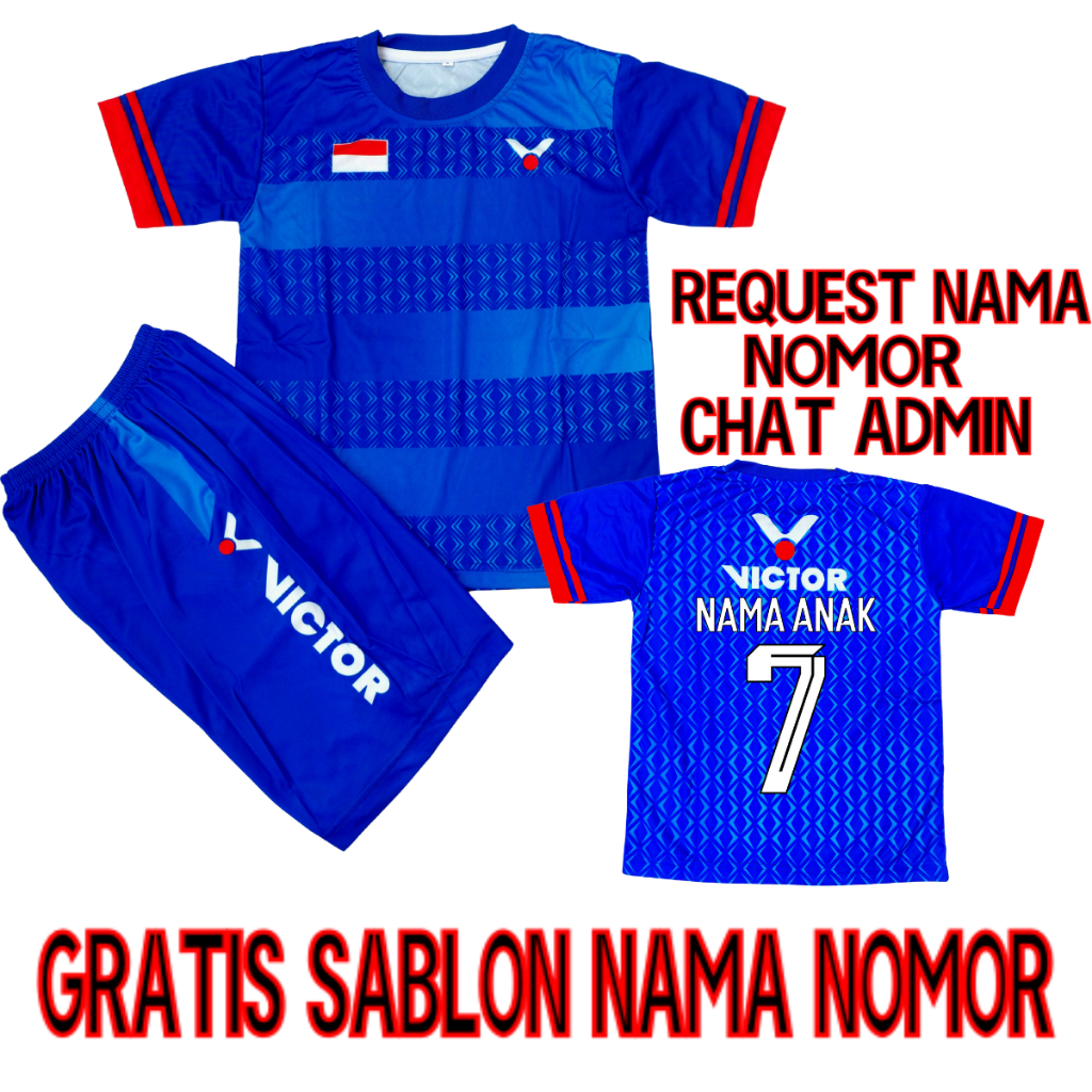 stelan baju bola voli jersey voli anak murah/jersey futsal anak umur 9-12thn