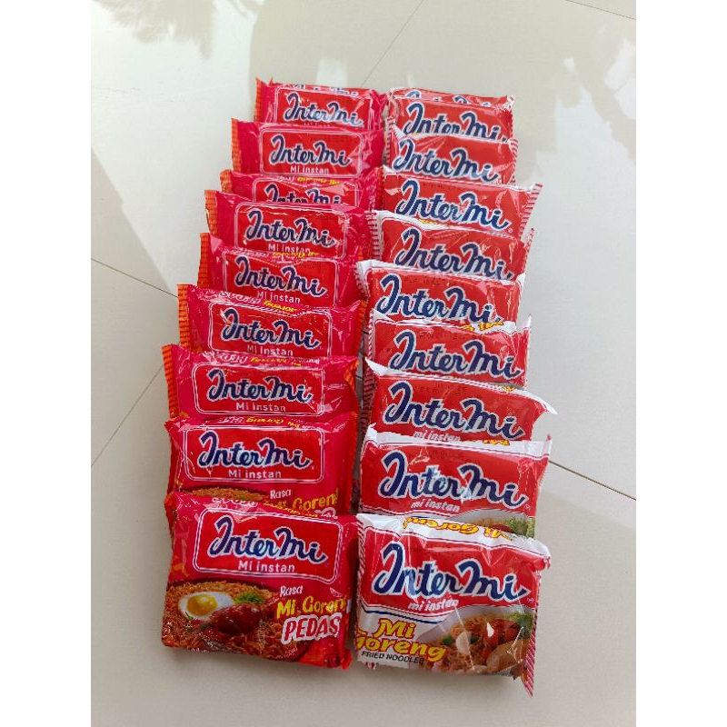

(20 PCS) INTERMIE GORENG ORI / PEDAS bisa MiX