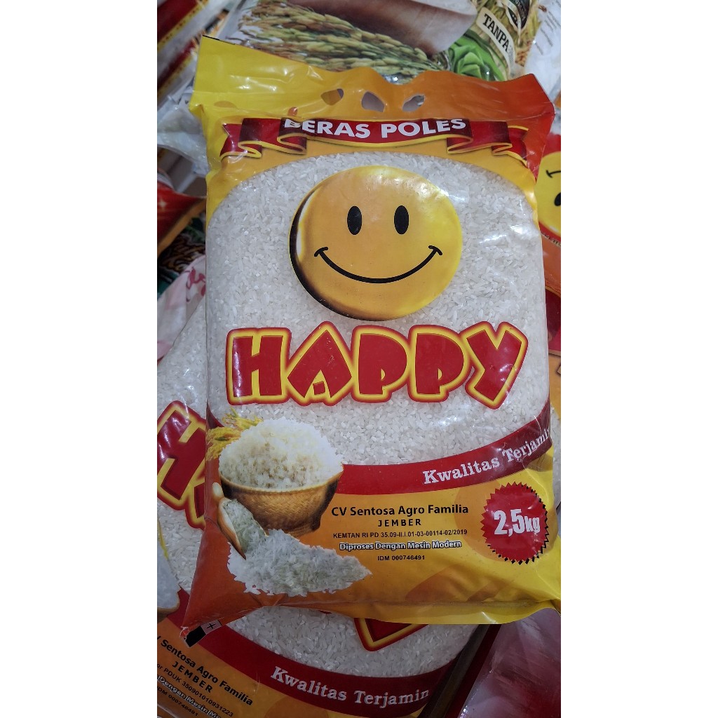 

Beras Happy 2,5kg