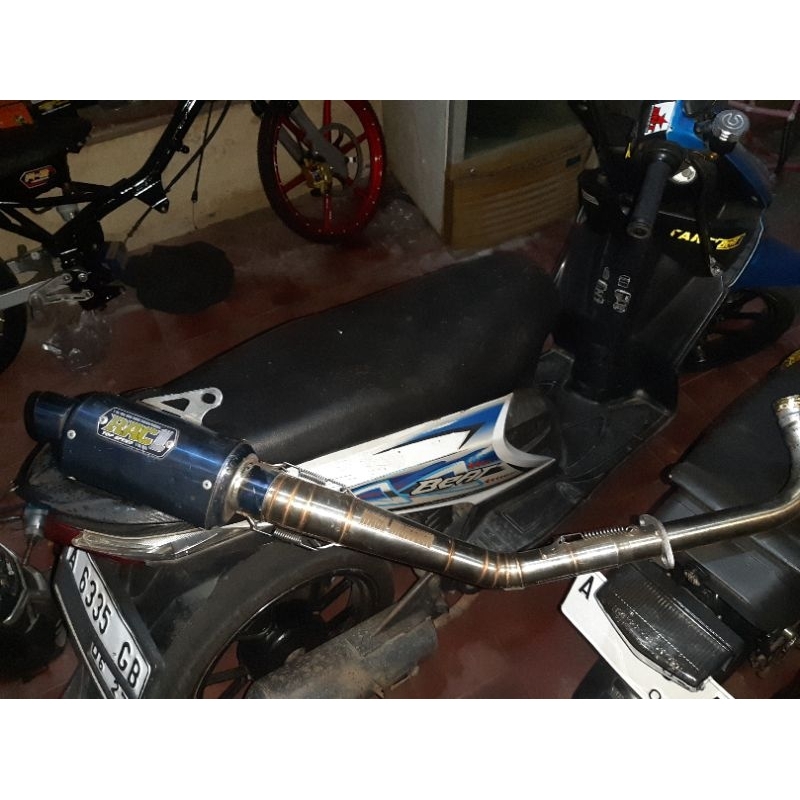 knalpot rac1 oval vega jupiter