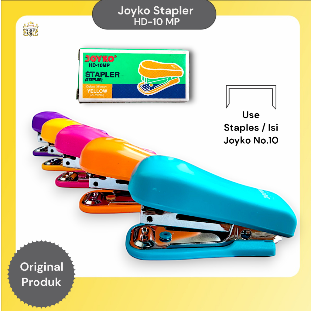 

Stapler Joyko HD-10MP Kecil Warna Warni Serbaguna