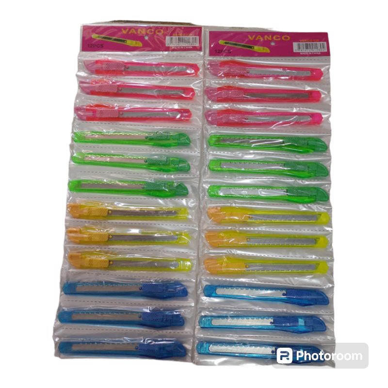 

CUTTER kecil VANCO 1renteng isi 12 pcs