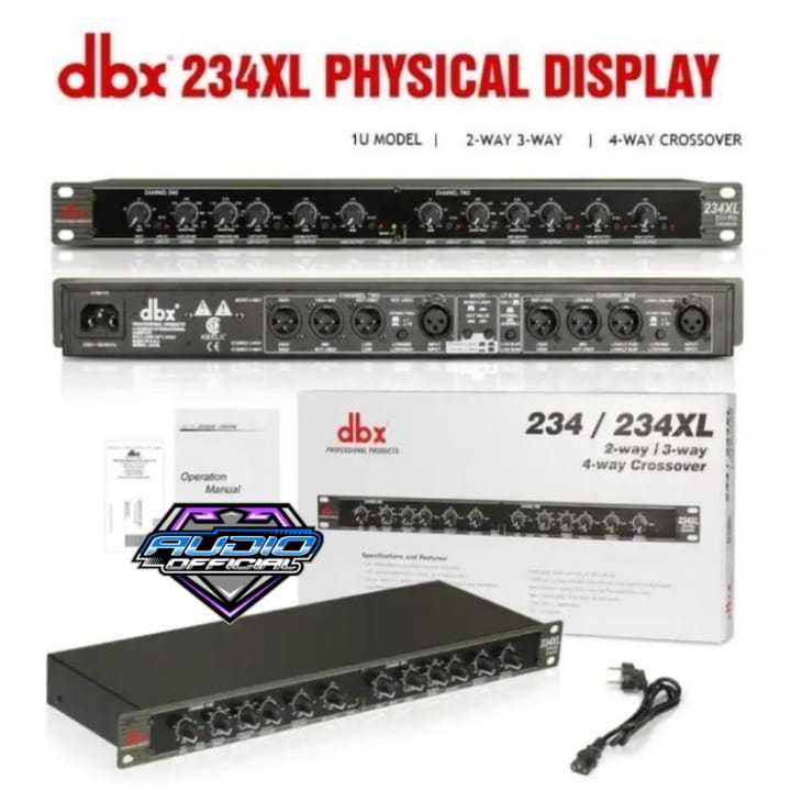 CROSSOVER 4WAY DBX 234 XL / 234XL 4 WAY Cross Over Grade A Original