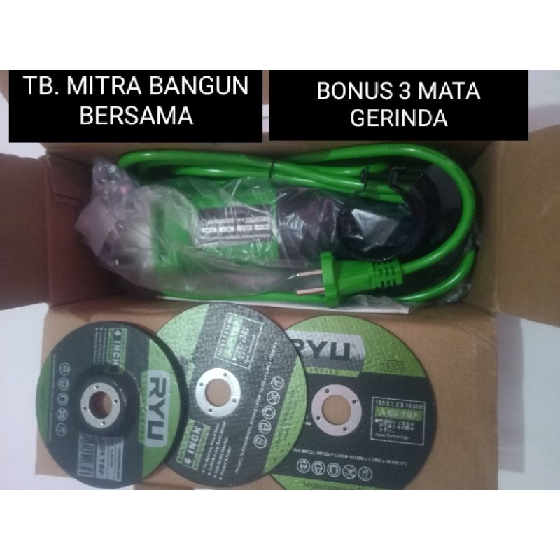 MESIN GERINDA RYU ORIGINAL 4" RSG
