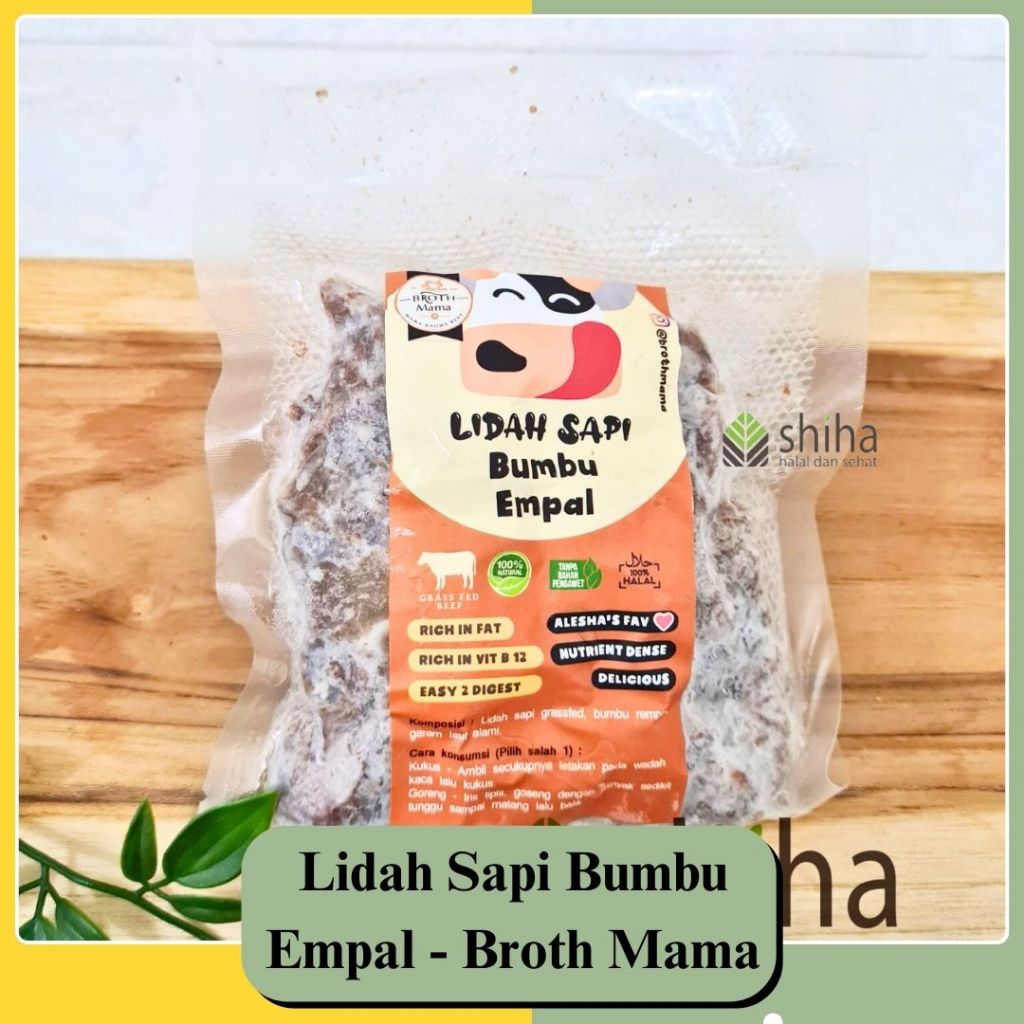 

SHIHA - LIDAH SAPI BUMBU EMPAL 200gr Brothmama Broth Mama |