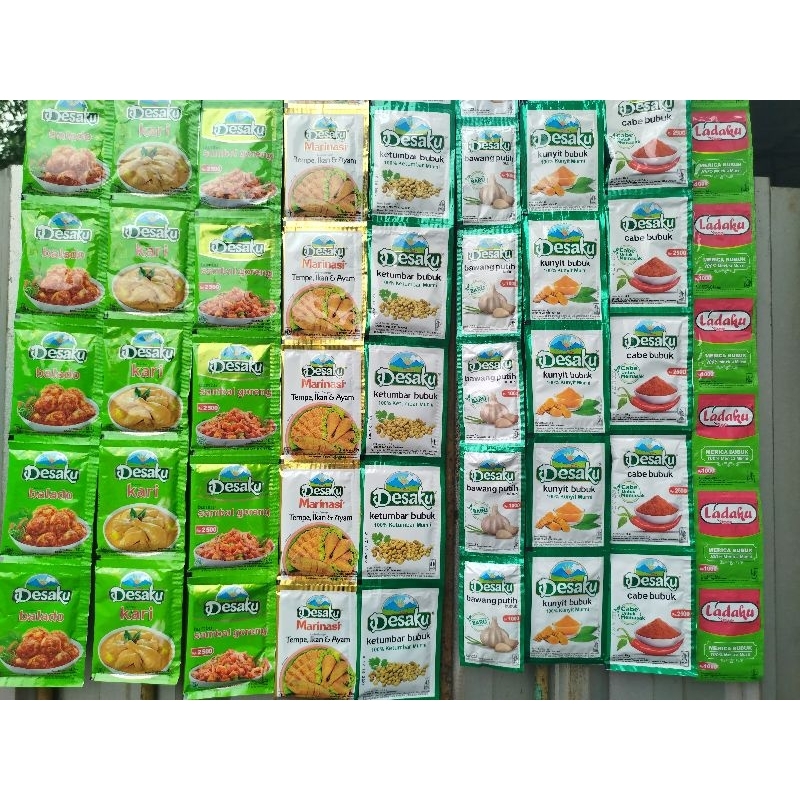 

Desaku bumbu/desaku kunyit/desaku tumbar/desaku balado/desaku bawang/desaku marinasi
