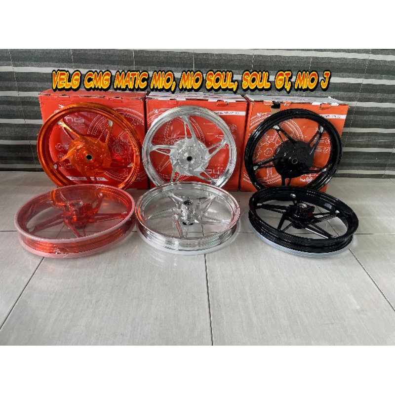 Velg Cmg matic mio mio soul soul gt mio j / Velg Cmg Matic Mio / Mio soul / Soul Gt / mio J ukuran 1