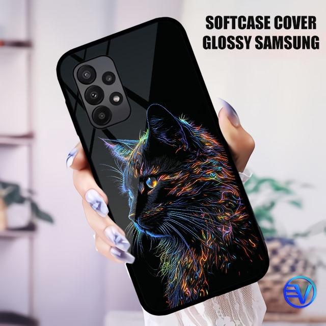 [ GT72 KUCING ] Softcase SAMSUNG A73/A72/A71/A53/A52/A51/A31/A21S Case Kilau Mirror Sublime Silikon 