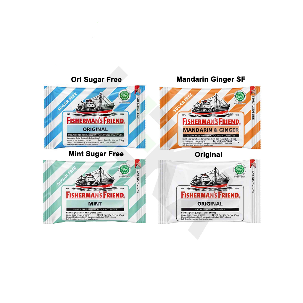 

Fishermans Friend Lozenges - Pemen Tenggorokan [Majapahit]