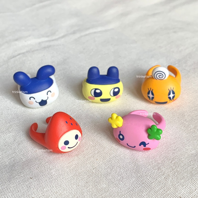 Tamagotchi ring cincin character gacha gachapon original bandai japan trinket trinkets gotochi acces