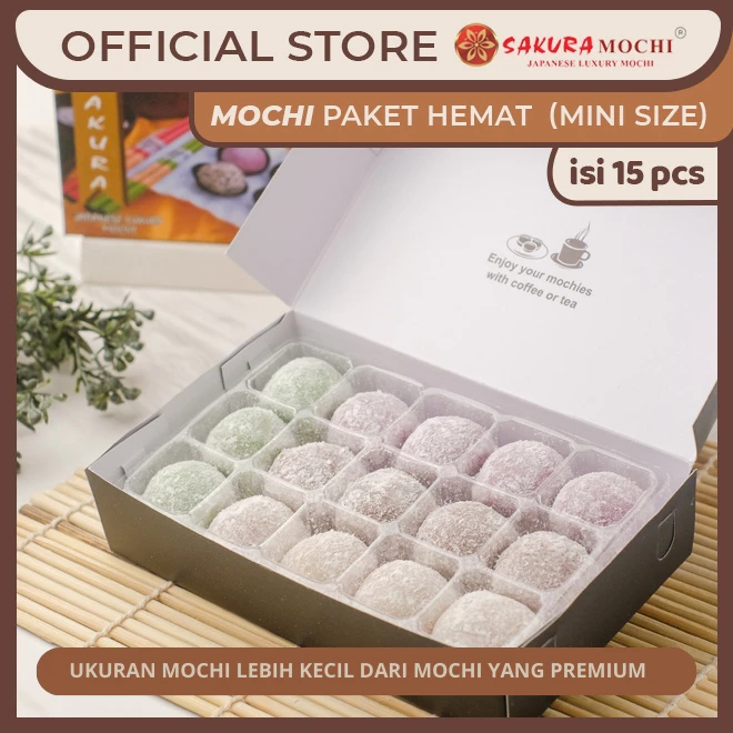 

Sakura Mochi Jogja - Paket Hemat Isi 15 Mochi