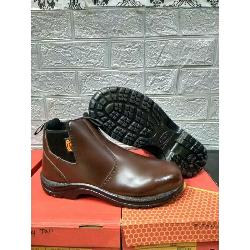 SEPATU SAFETY UJUNG BESI DR'OSHA WATERPROOF 100%ORIGINAL 2222 PRINCIPAL ANKLE BOOT