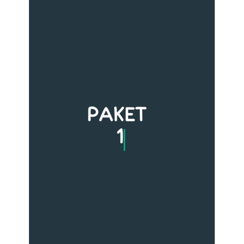 

Paket 1