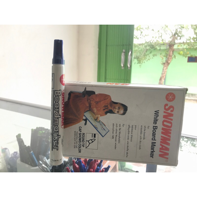 

SNOWMAN White Board Marker (BLUE)