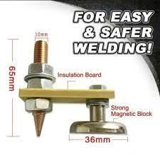 Welding Bar Klem Tang Las Stang Massa Magnet Ground Kabel Clamp