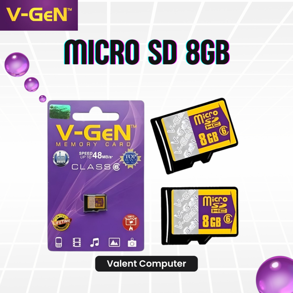 Micro Sd Vgen 8Gb MicroSD V-gen 8 GB Original
